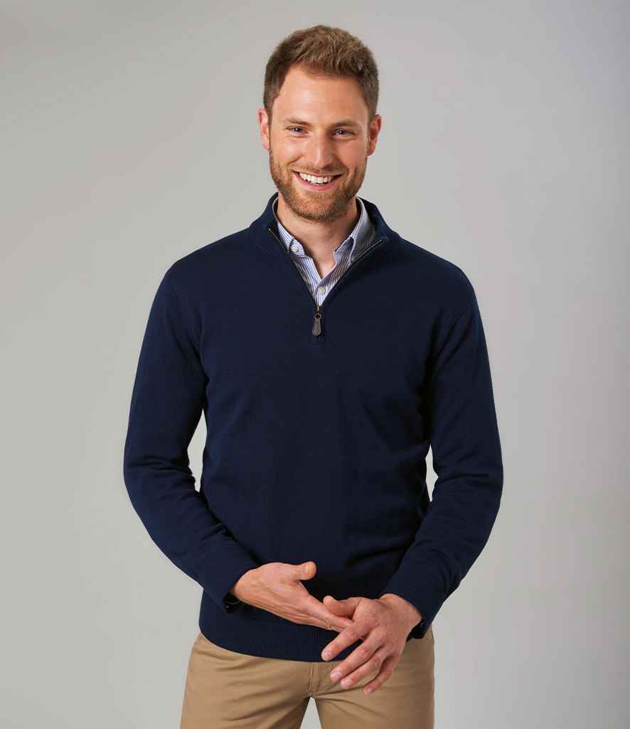 Brook Taverner Dallas Zip Neck Sweater PenCarrie